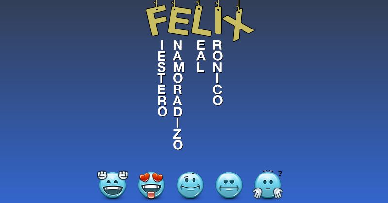 Emoticones para felix - Emoticones para tu nombre