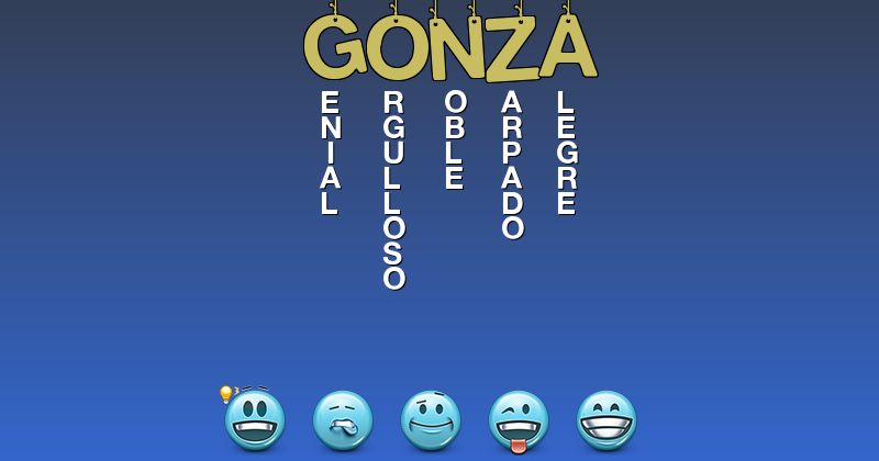 Emoticones para gonza - Emoticones para tu nombre