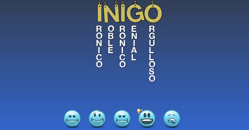 Emoticones para iñigo - Emoticones para tu nombre