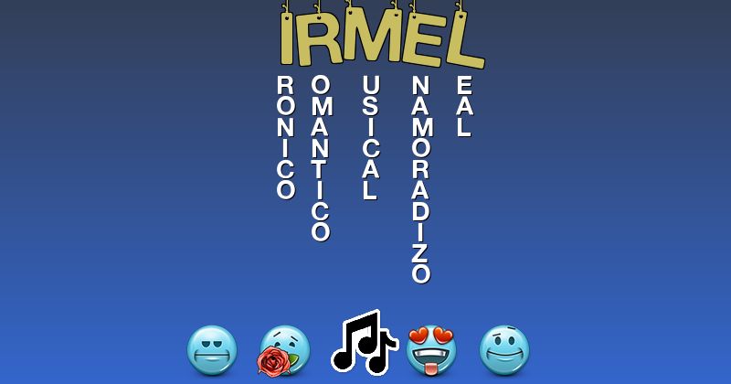 Emoticones para irmel - Emoticones para tu nombre