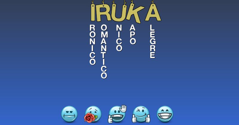 Emoticones para iruka - Emoticones para tu nombre