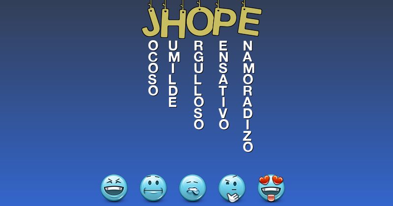 Emoticones para j-hope - Emoticones para tu nombre
