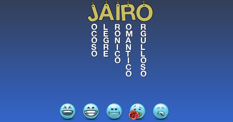 Emoticones para jairo - Emoticones para tu nombre