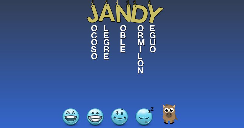 Emoticones para jandy - Emoticones para tu nombre