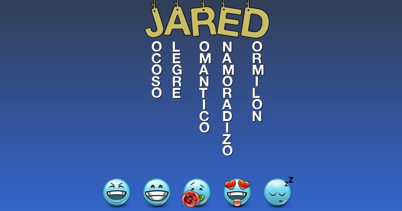 Emoticones para jared - Emoticones para tu nombre