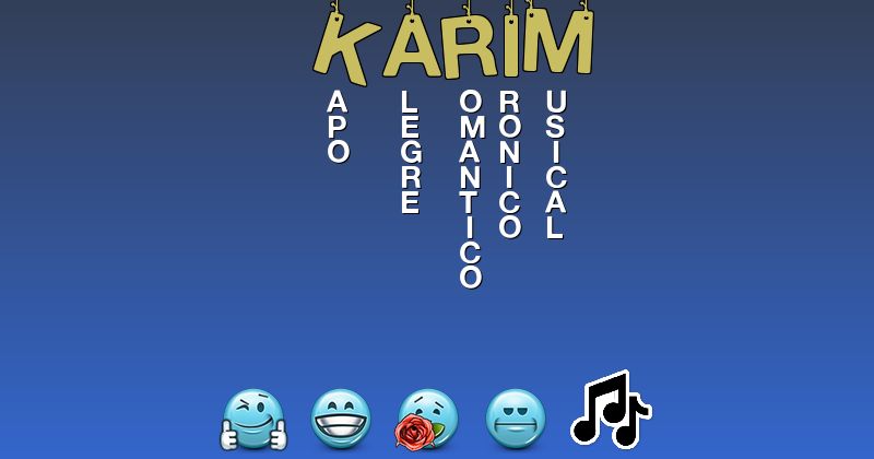 Emoticones para karim - Emoticones para tu nombre