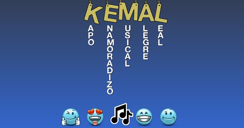 Emoticones para kemal - Emoticones para tu nombre
