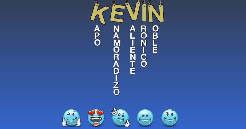 Emoticones para kevin - Emoticones para tu nombre