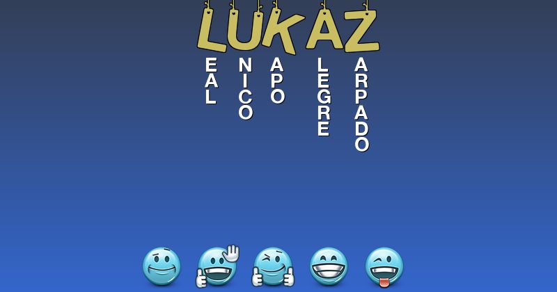 Emoticones para lukaz - Emoticones para tu nombre