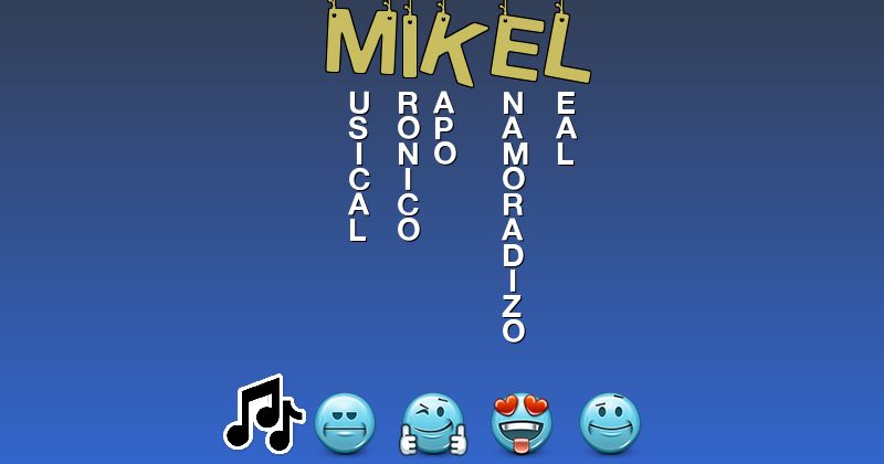 Emoticones para mikel - Emoticones para tu nombre
