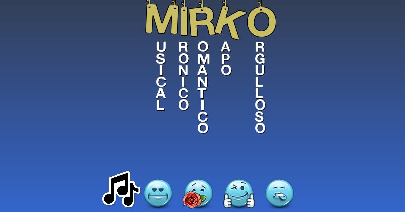 Emoticones para mirko - Emoticones para tu nombre