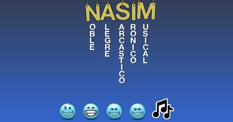 Emoticones para nasim - Emoticones para tu nombre