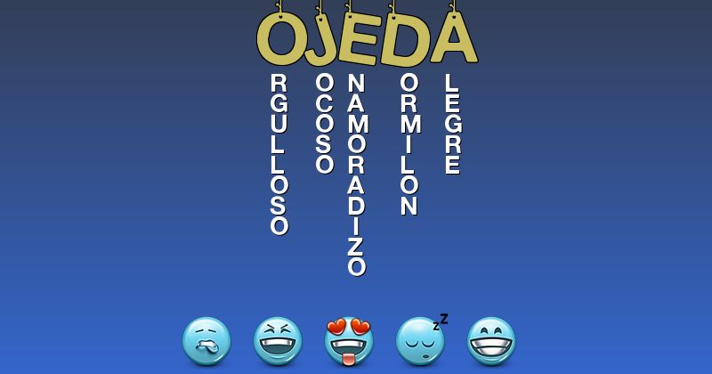 Emoticones para ojeda - Emoticones para tu nombre