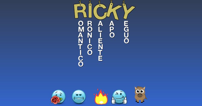 Emoticones para ricky - Emoticones para tu nombre