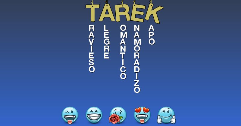 Emoticones para tarek - Emoticones para tu nombre