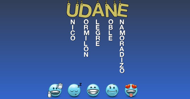 Emoticones para udane - Emoticones para tu nombre