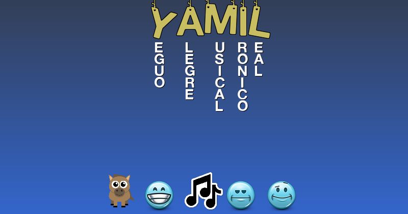 Emoticones para yamil - Emoticones para tu nombre