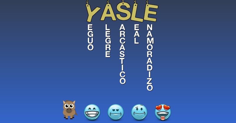 Emoticones para yasle - Emoticones para tu nombre