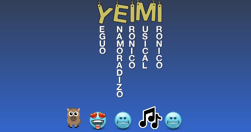 Emoticones para yeimi - Emoticones para tu nombre