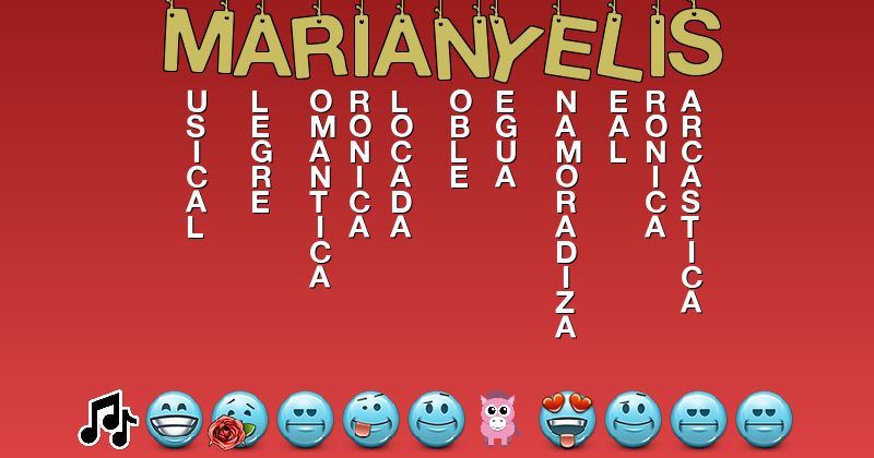 Emoticones para marianyelis - Emoticones para tu nombre