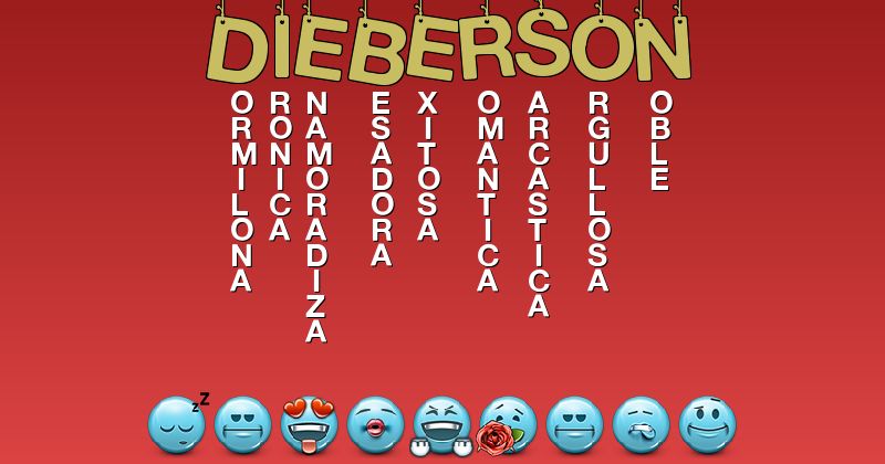 Emoticones para dieberson - Emoticones para tu nombre