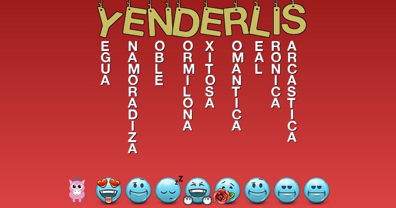 Emoticones para yenderlis - Emoticones para tu nombre