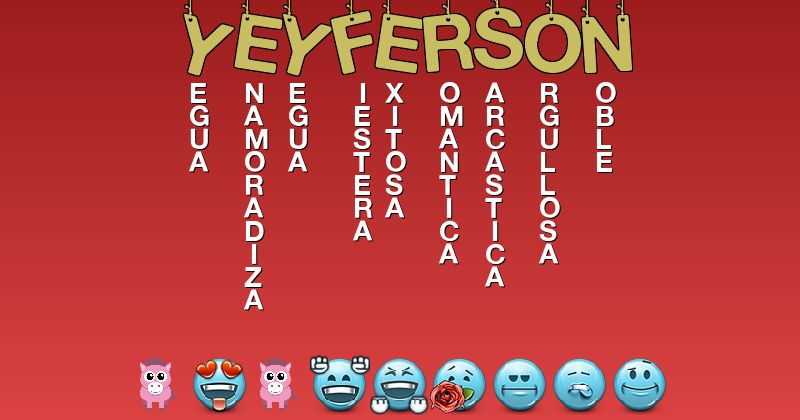 Emoticones para yeyferson - Emoticones para tu nombre