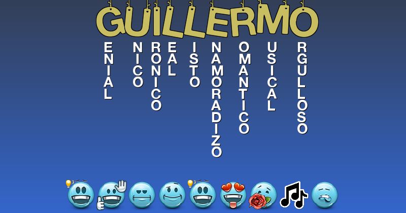 Emoticones para guillermo - Emoticones para tu nombre