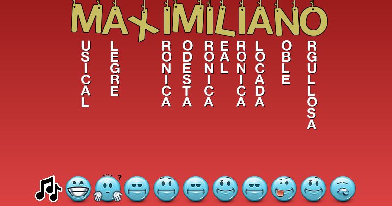 Emoticones para maximiliano - Emoticones para tu nombre