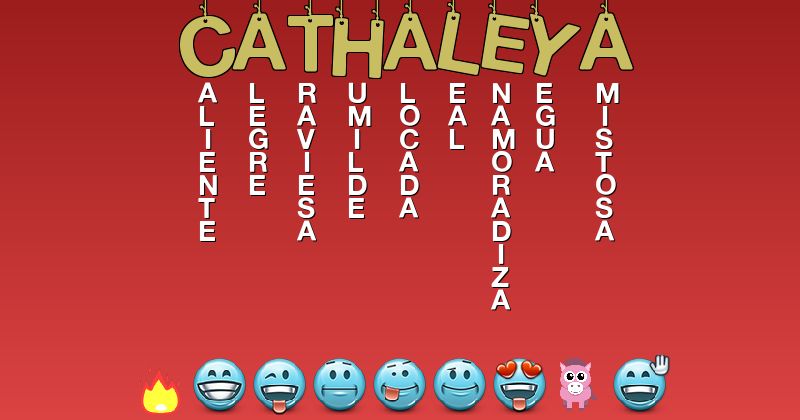 Emoticones para cathaleya - Emoticones para tu nombre