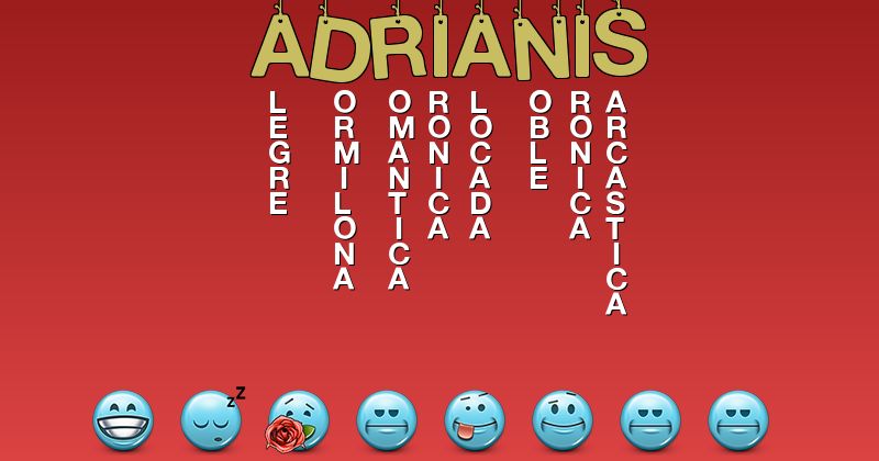 Emoticones para adrianis - Emoticones para tu nombre