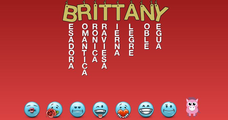Emoticones para brittany - Emoticones para tu nombre
