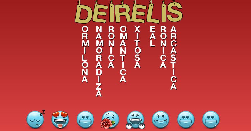Emoticones para deirelis - Emoticones para tu nombre