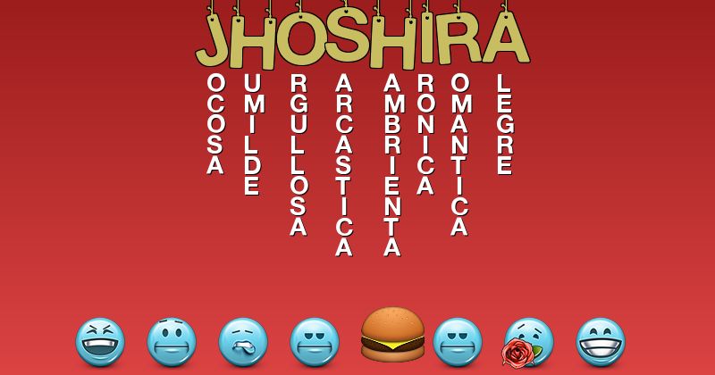 Emoticones para jhoshira - Emoticones para tu nombre