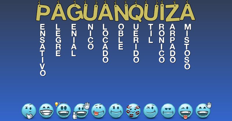 Emoticones para paguanquiza - Emoticones para tu nombre