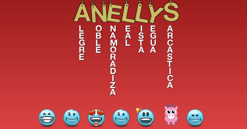 Emoticones para anellys - Emoticones para tu nombre