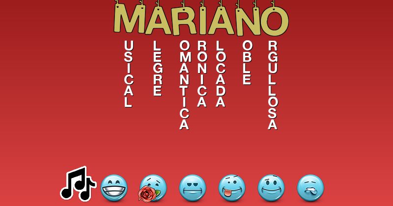 Emoticones para mariano - Emoticones para tu nombre