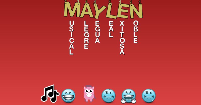 Emoticones para maylén - Emoticones para tu nombre