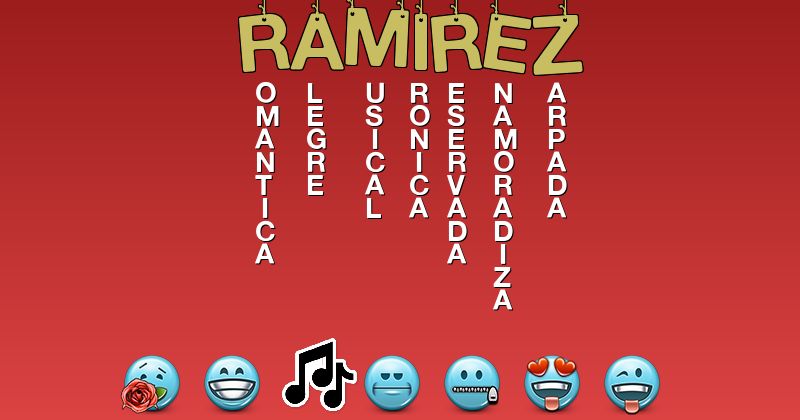 Emoticones para ramirez - Emoticones para tu nombre