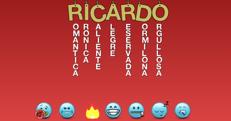 Emoticones para ricardo - Emoticones para tu nombre