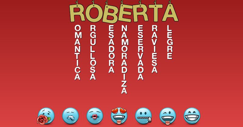 Emoticones para roberta - Emoticones para tu nombre