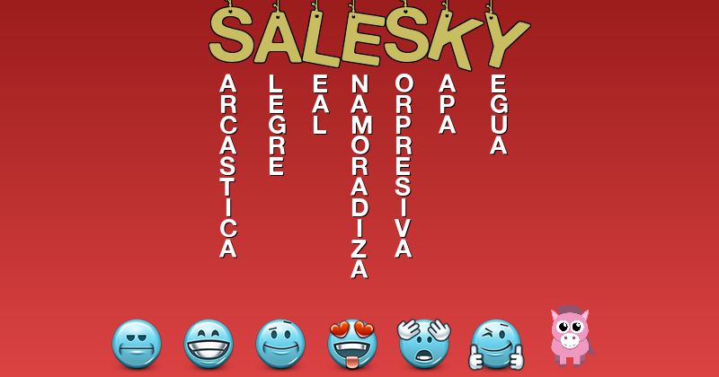 Emoticones para salesky - Emoticones para tu nombre