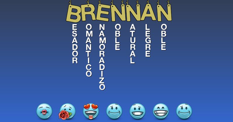 Emoticones para brennan - Emoticones para tu nombre