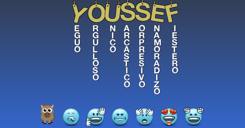 Emoticones para youssef - Emoticones para tu nombre