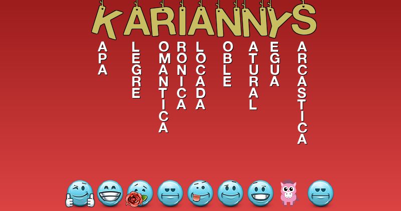 Emoticones para kariannys - Emoticones para tu nombre