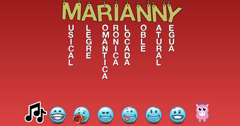 Emoticones para marianny - Emoticones para tu nombre