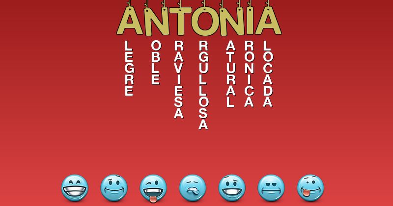 Emoticones para antonia - Emoticones para tu nombre