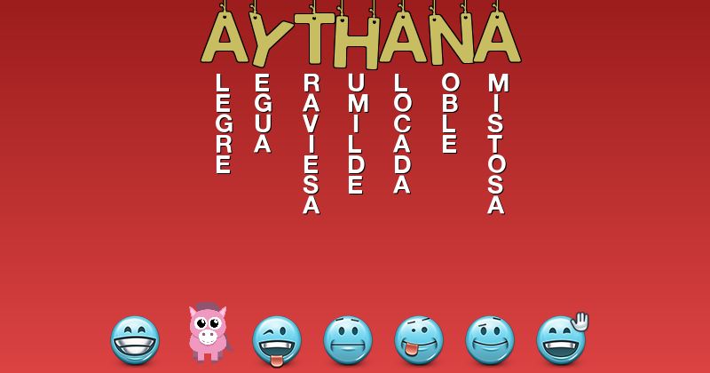 Emoticones para aythana - Emoticones para tu nombre