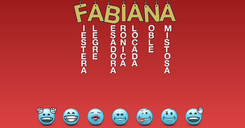 Emoticones para fabiana - Emoticones para tu nombre