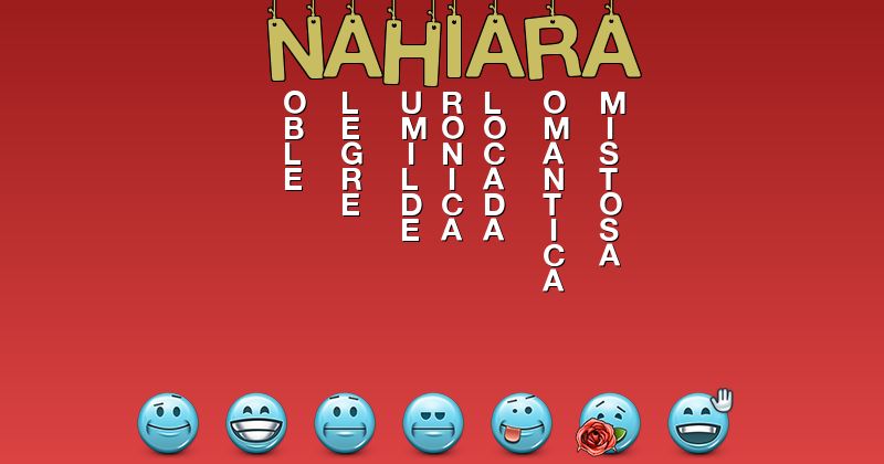 Emoticones para nahiara - Emoticones para tu nombre